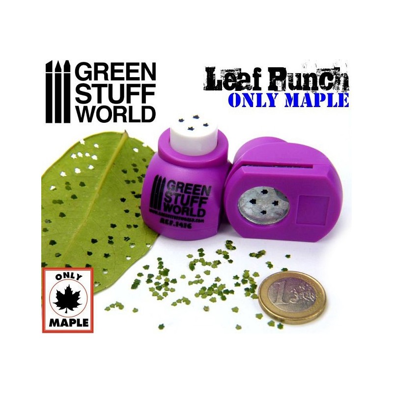 Punch feuille - violet moyen