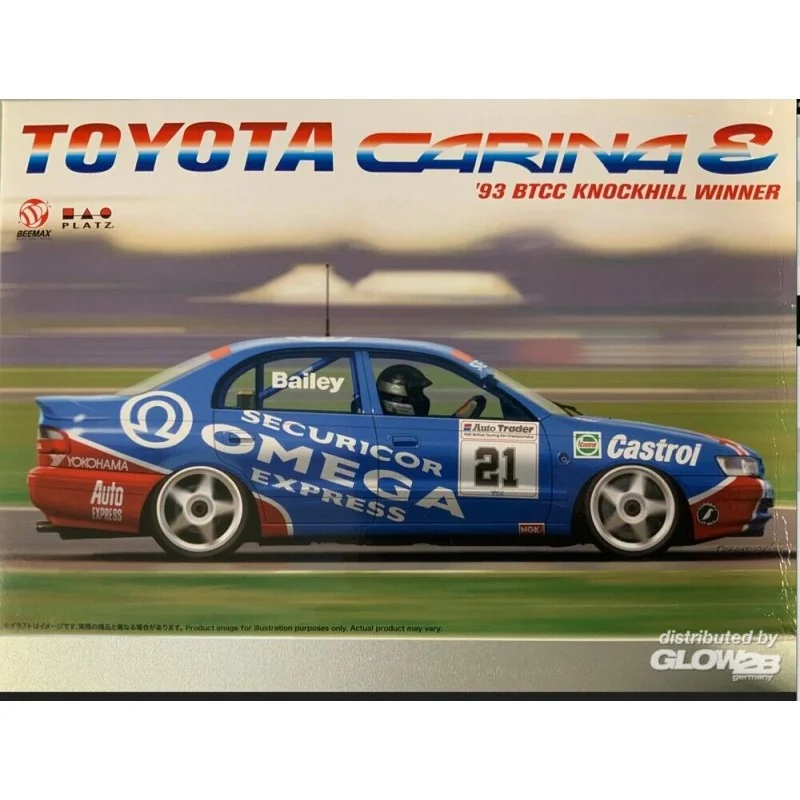 Maquette voiture Toyota Carina ST191 BTCC Omega 1993 Vainqueur de Knockhill
