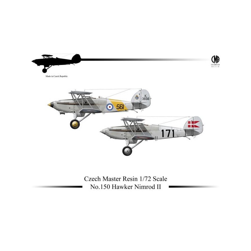 Maquette Autocollants Hawker Nimrod Mk.II 801 Sqn FAA HMS Furious. 802 Esc HMS Glorious