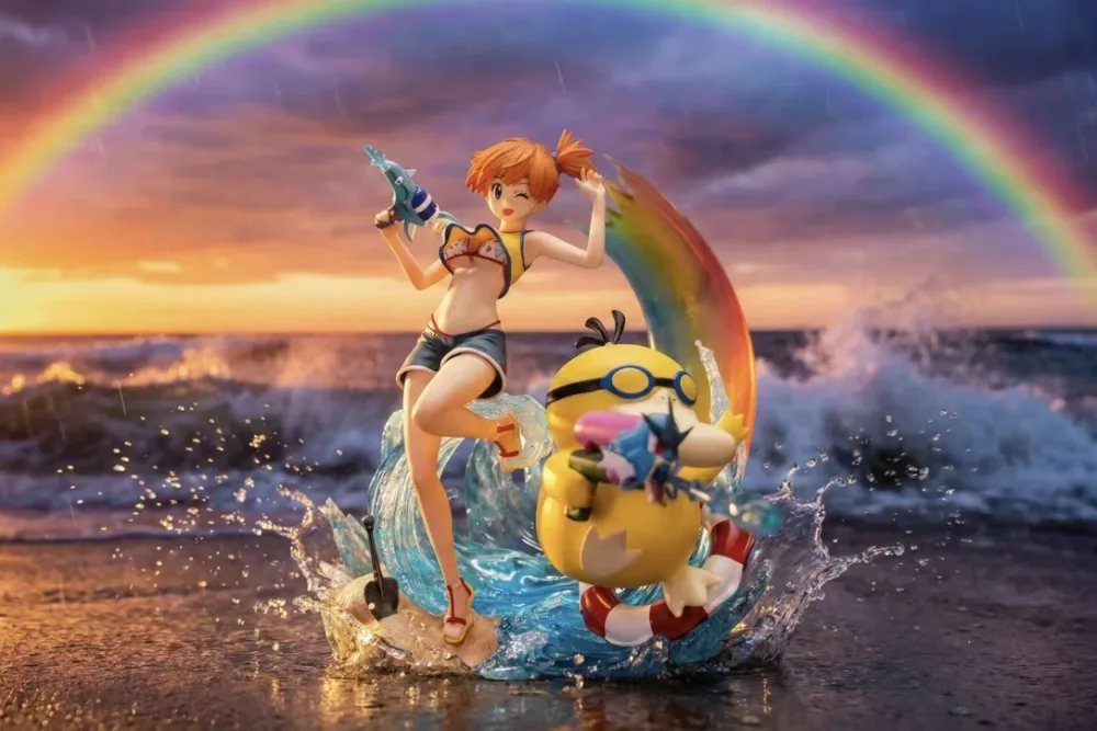 [IN STOCK] 1/20 Scale World Figure [MAGA] – Misty & Psyduck
