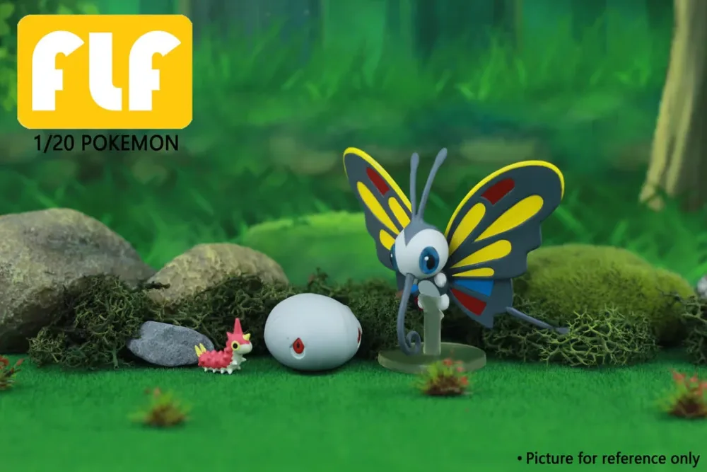 [REMAINING BALANCE] 1/20 Scale World Figure [FLF] – Wurmple & Silcoon & Beautifly & Cascoon & Dustox
