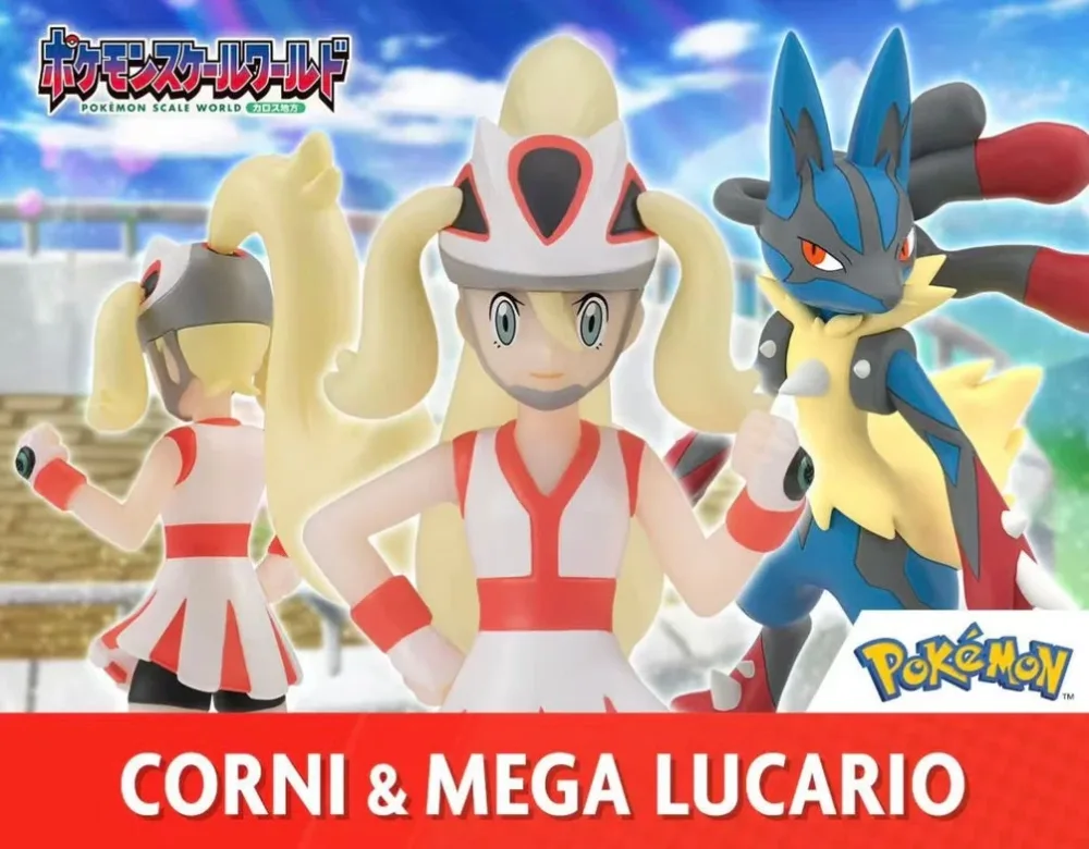 [PREORDER] 1/20 Scale World Figure [BANDAÏ] – Korrina & Mega Lucario