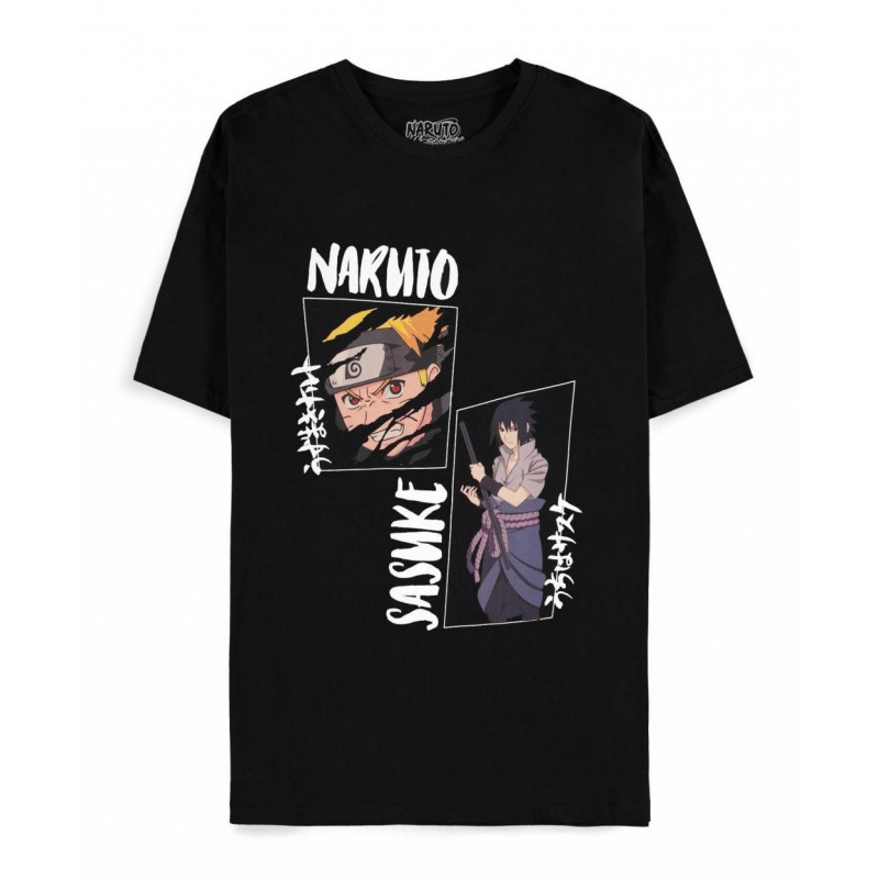 NARUTO SHIPPUDEN - Naruto & Sasuke - T-Shirt Homme