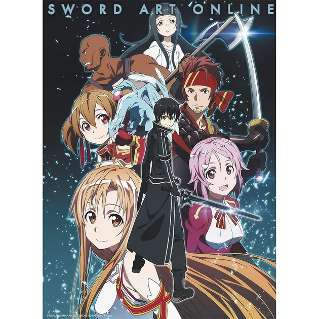 Sword Art Online - Poster - Membres Groupe