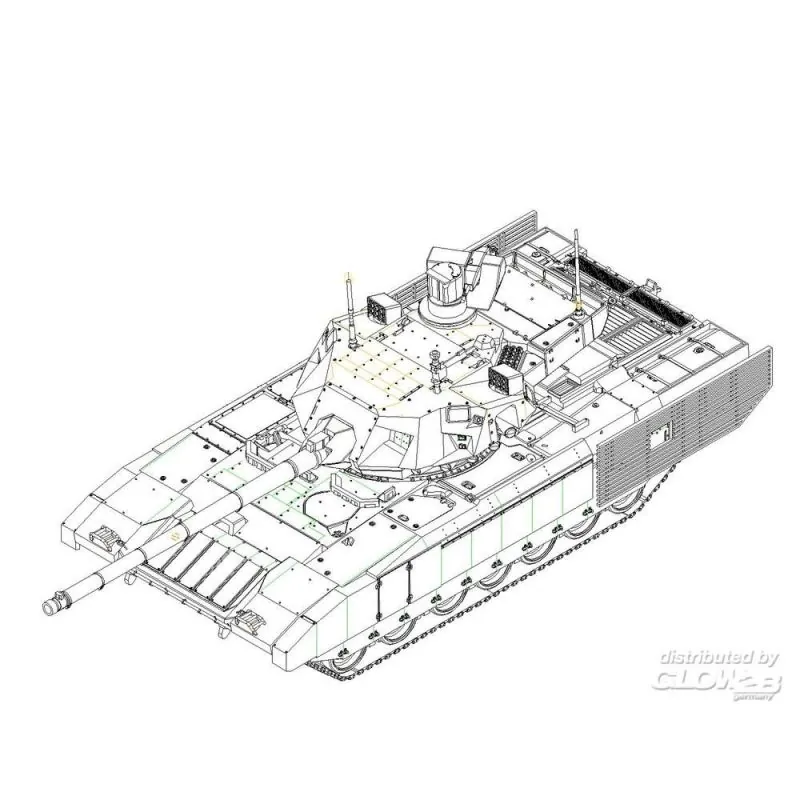 Maquette CCP russe T-14 Armata