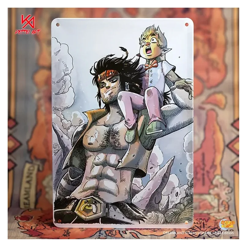 Dreamland - Mini Metal Plate Poster Metal