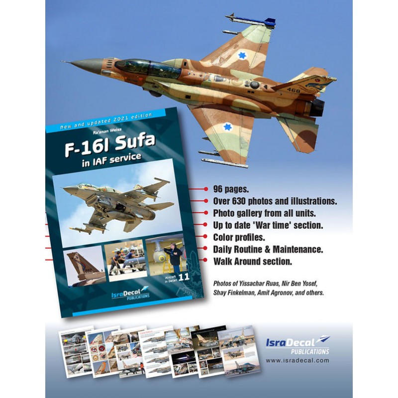 Livre Lockheed-Martin F-16I 'Sufa' en service IAF (édition 2021)