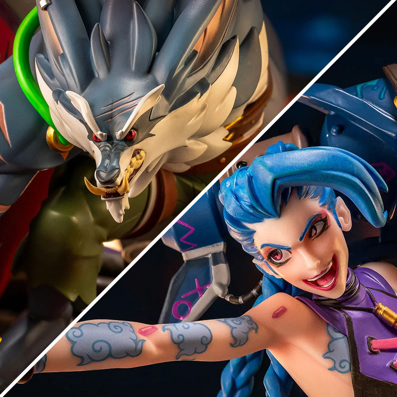 2XKO Jinx & Warwick Pure Arts – Statue