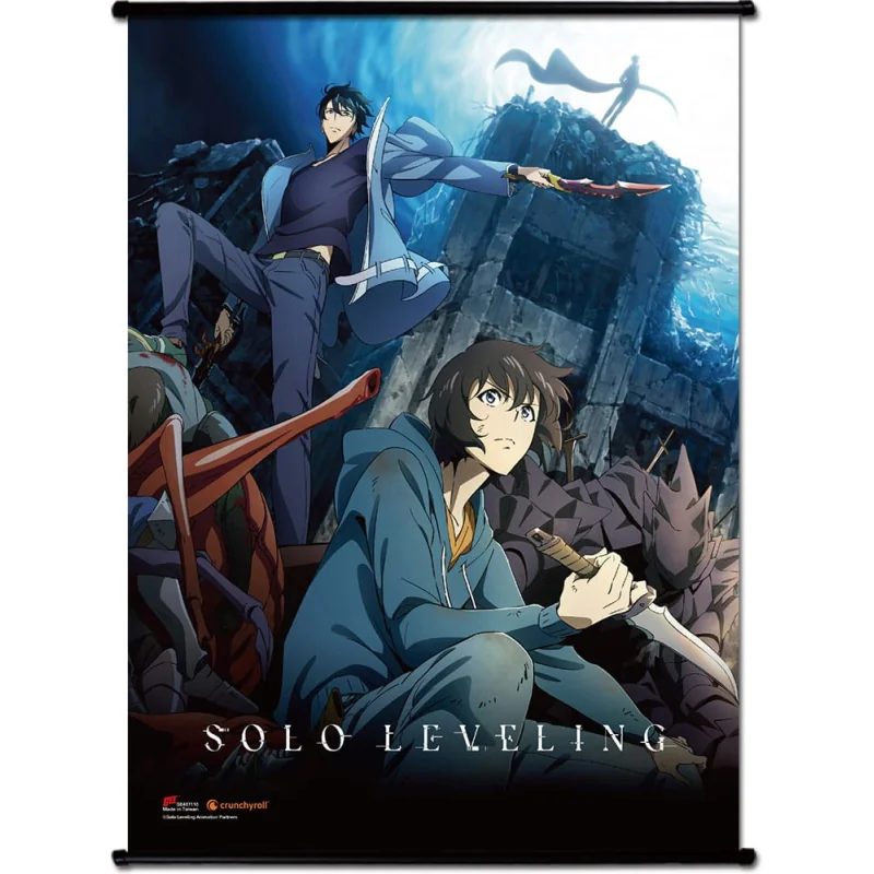 Poster Solo Leveling wallscroll Sung Jinwoo Key Art