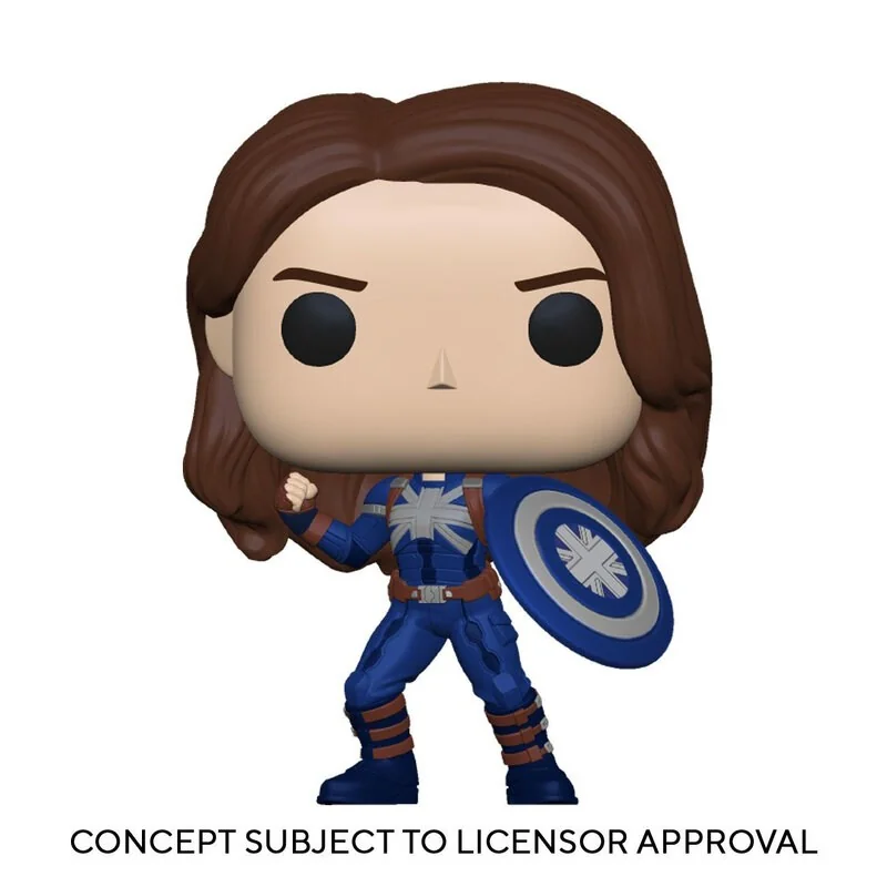 Figurine Pop What If...? POP! Animation Vinyl figurine Captain Carter (Stealth) 9 cm