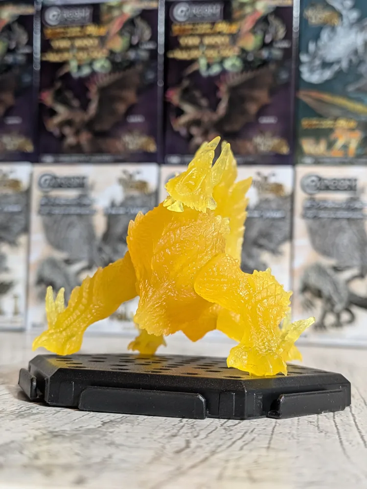 Figurine (~10cm) – Capcom Builder – CFB The Best Vol. 19-21 – Monster Hunter Rise – Apex Zinogre (Clear Version)