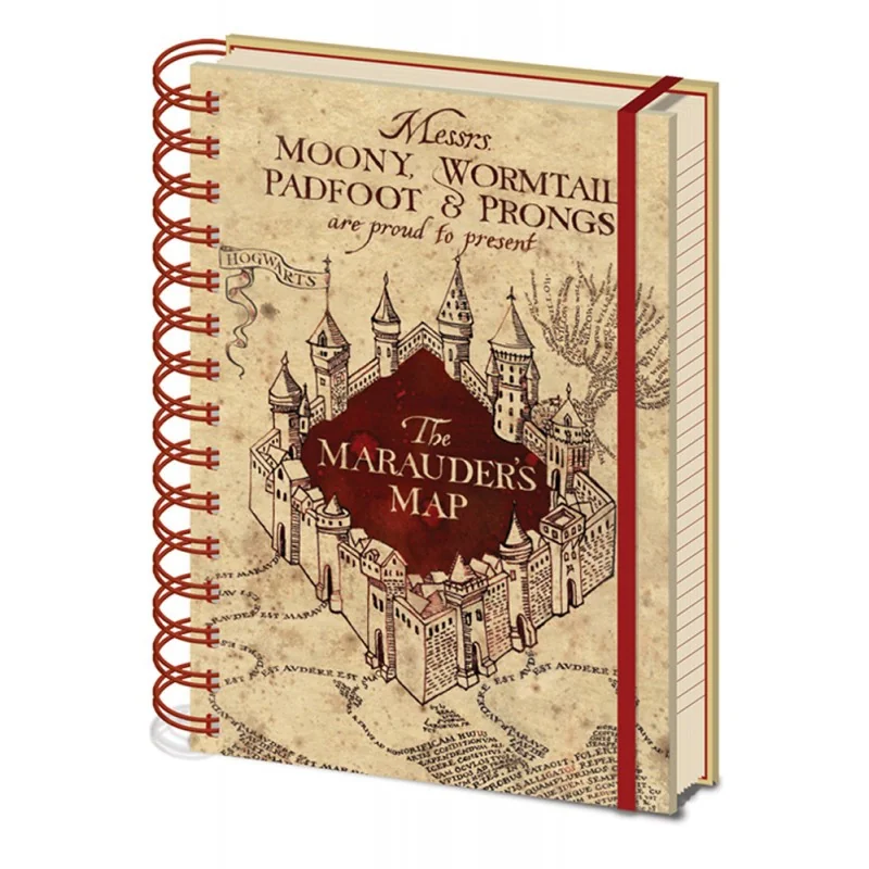 Harry potter marauder map carnet