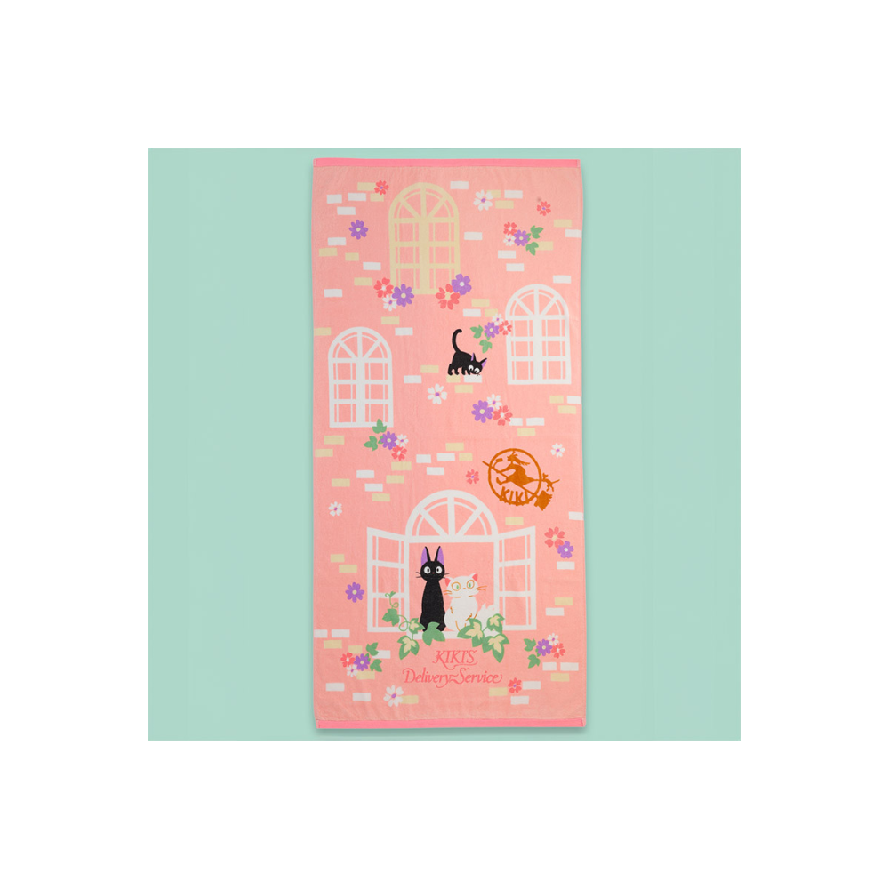 KIKI LA PETITE SORCIERE - Douce Rose - Serviette de bain 70x140cm