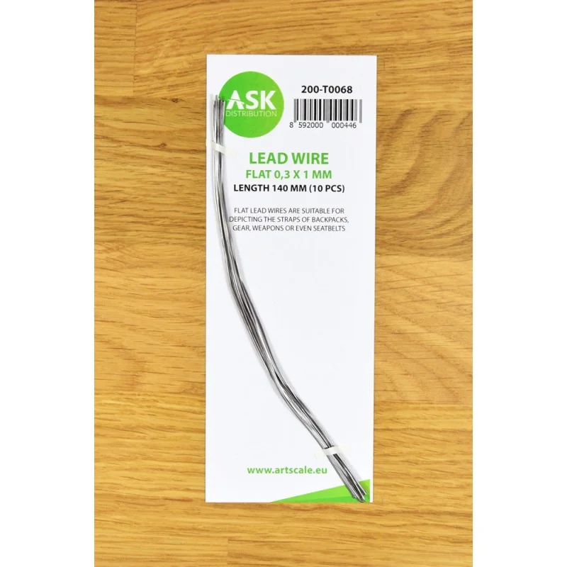 Fil conducteur - Plat 0,3 x 1 x 140 mm (10 pcs)