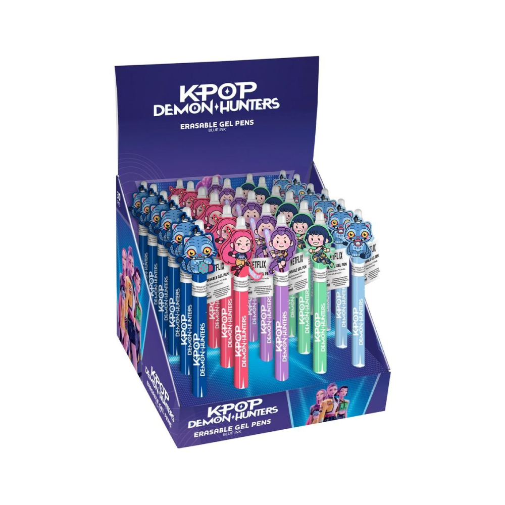 Kpop - Stylo à Gel Effaçable +Head Topper (Display de 30pcs)
