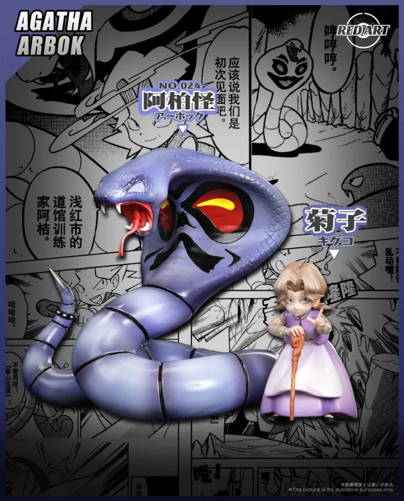 [PREORDER] 1/20 Scale World Figure [RED ART] – Agatha & Arbok