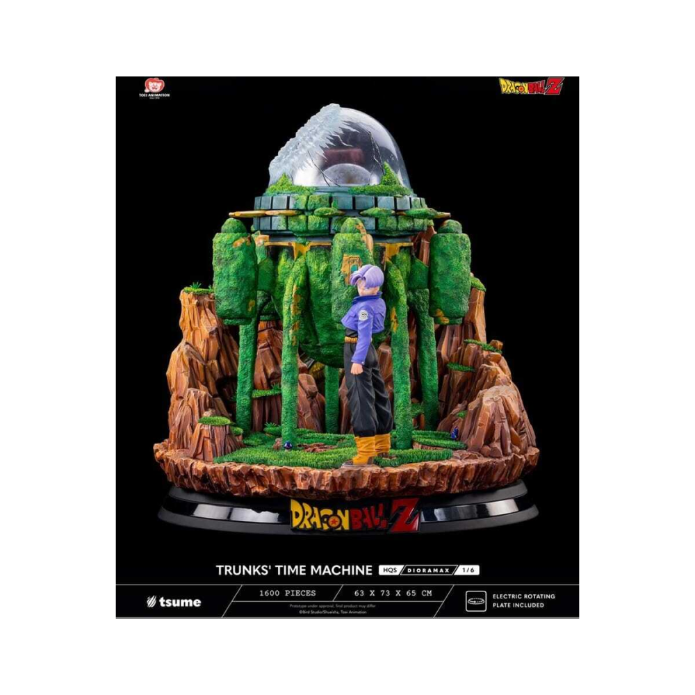 Statuette Dragon Ball Z figurine 1/6 HQS Dioramax Trunks' Time Machine