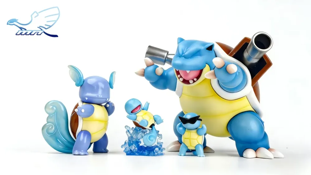 [PREORDER] 1/20 Scale World Figure [MN] – Squirtle & Wartortle & Blastoise