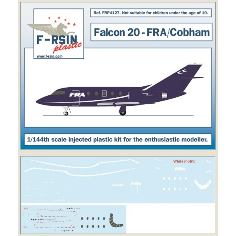 Maquette Dassault Falcon 20 FRA/Cobham
