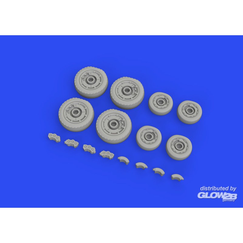 Accessoire Roues CH-47A pour HOBBY BOSS