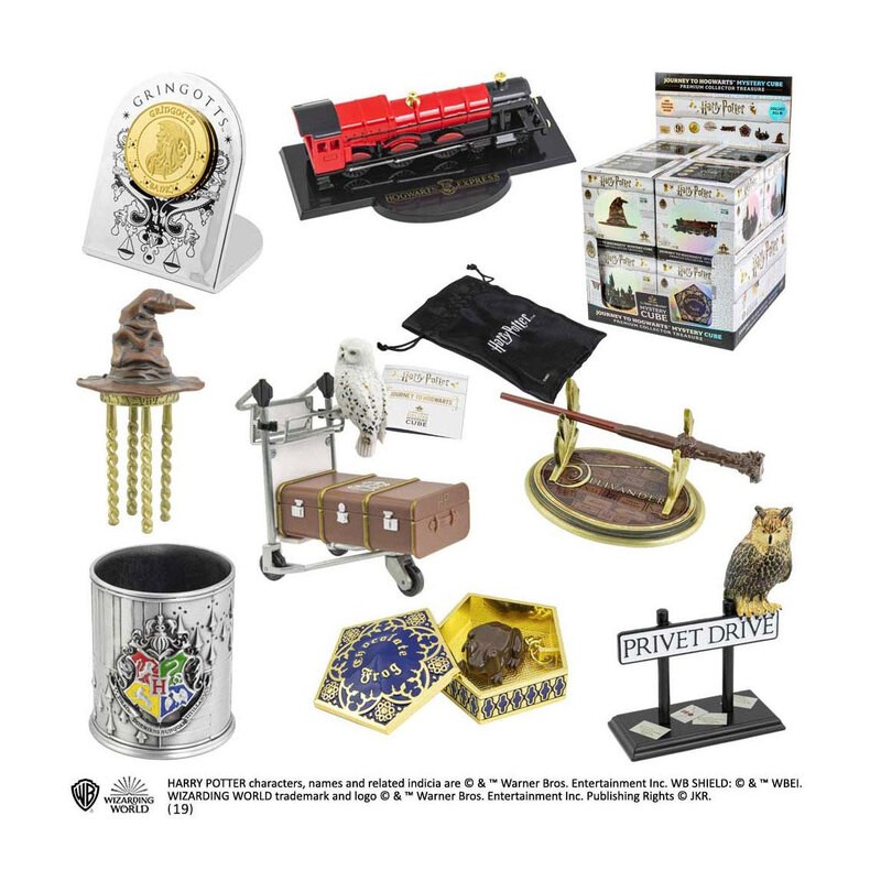 Harry Potter présentoir statuettes Journey to Poudlard Mystery Cubes 8 cm (8)