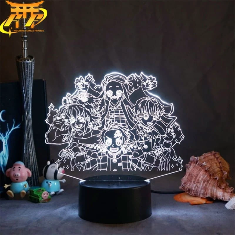Lampe LED Tanjiro, Nezuko, Inosuke et Zenitsu - Demon Slayer™