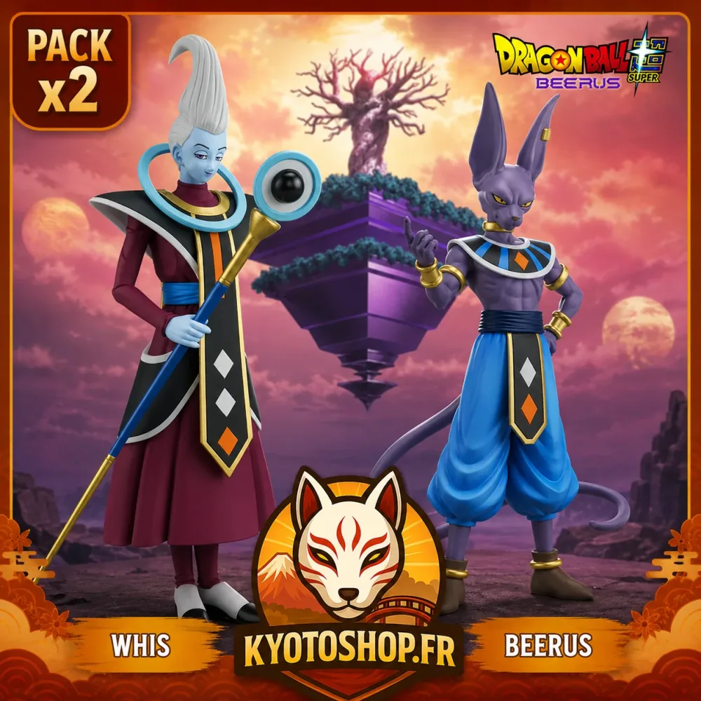 Dragon Ball Super Beerus Solid Edge Works Beerus & Whis Figure (Pack)