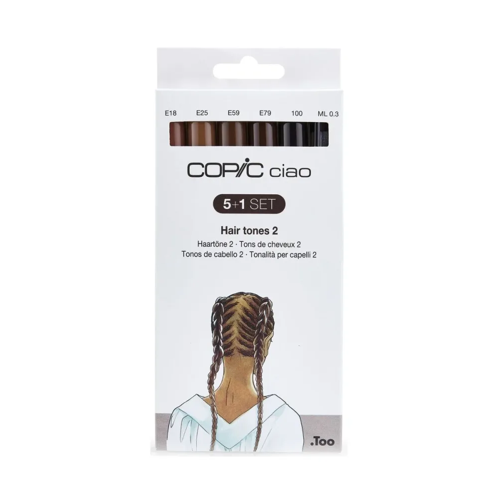 COPIC CIAO 5+1 Cheveux 2