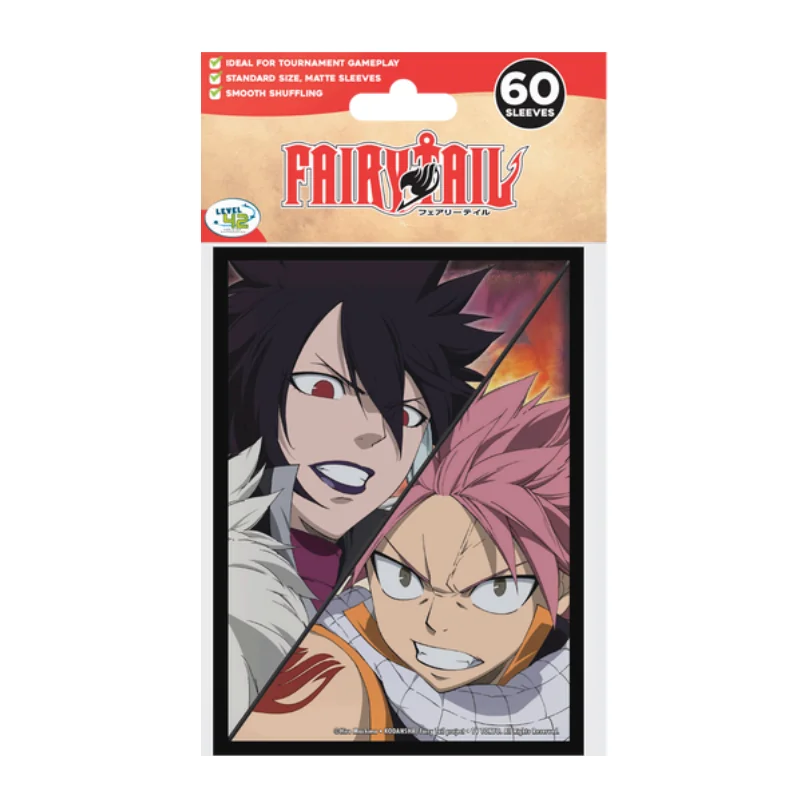 FAIRY TAIL-Natsu vs Macbeth -Protège-cartes Taille Japonaise (62x89mm)