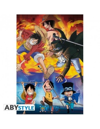 ONE PIECE – Póster "Ace Sabo Luffy" (91,5x61)