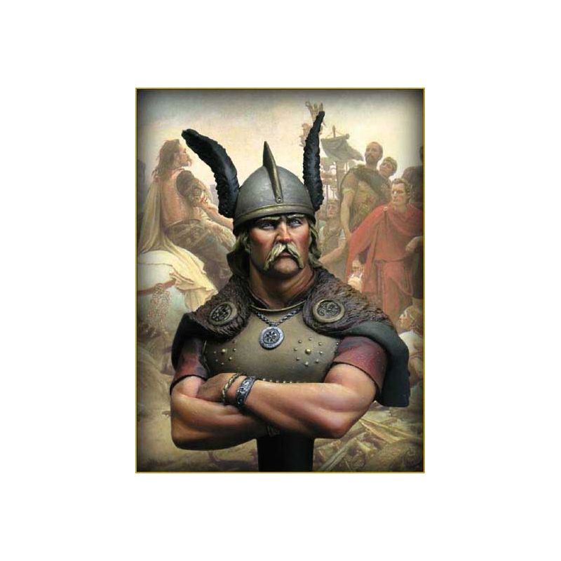 Figurine Vercingetorix guerres des gaules bc 52