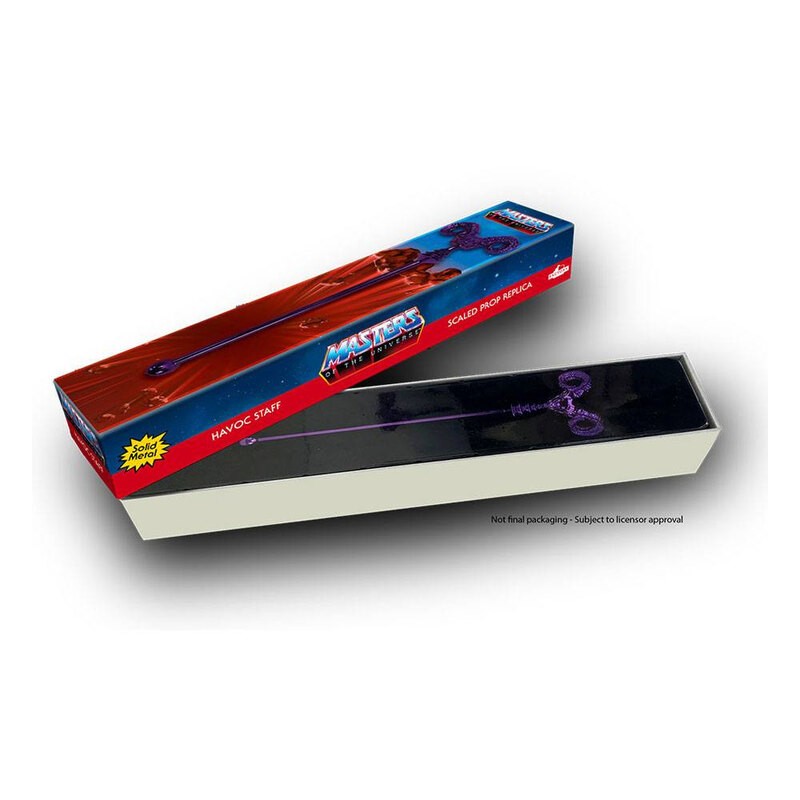 Réplique 1/1 Master of the Universe mini réplique bâton Skeletor's Havoc Staff 20 cm
