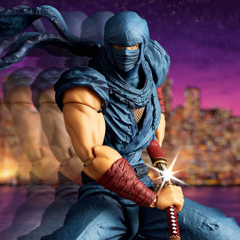 NINJA GAIDEN Revoltech Ryu Hayabusa Ninja Version Amazing Yamaguchi Kaiyodo – Figurine