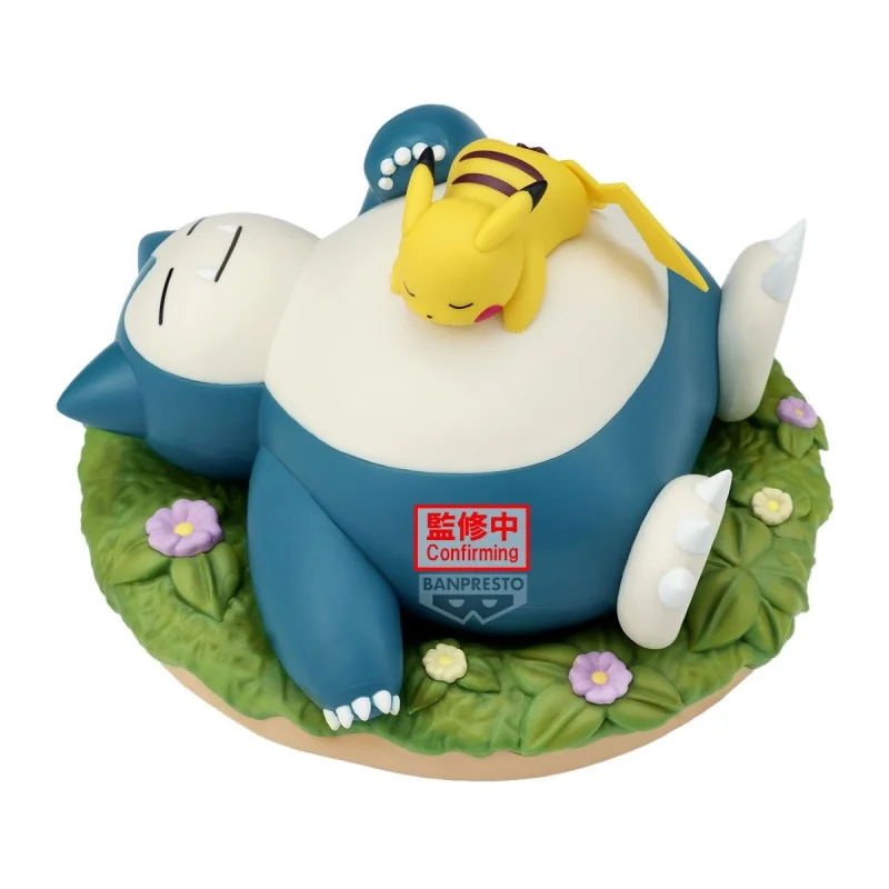 Pokémon Figurine Pikachu & Ronflex Diorama