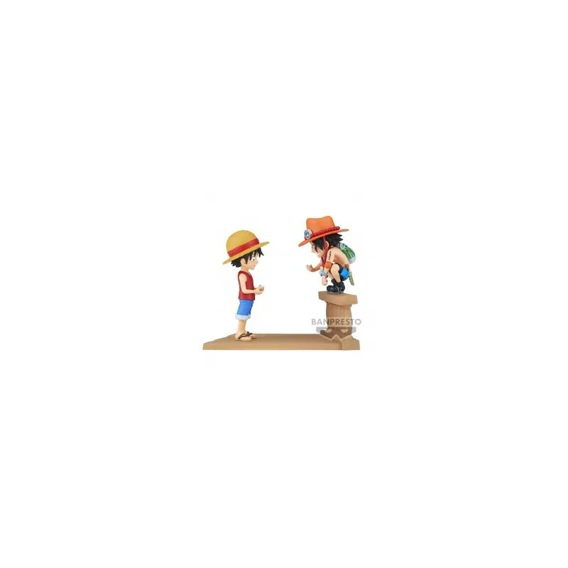 Figurine 17010 - one piece - wcf log stories - luffy & ace