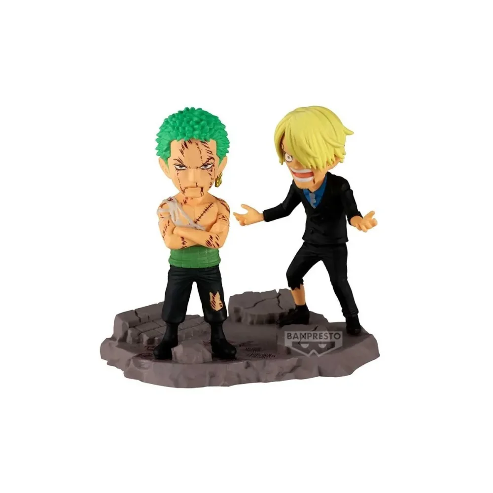 One Piece - Figurine Zoro et Sanji - WCF Log Stories