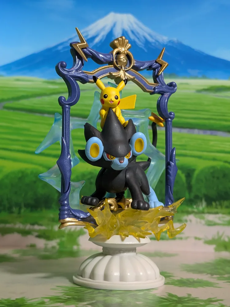 Re-Ment Pokémon – Pikachu & Luxray – Rentorar – Decorative Frame Collection – Tome 2