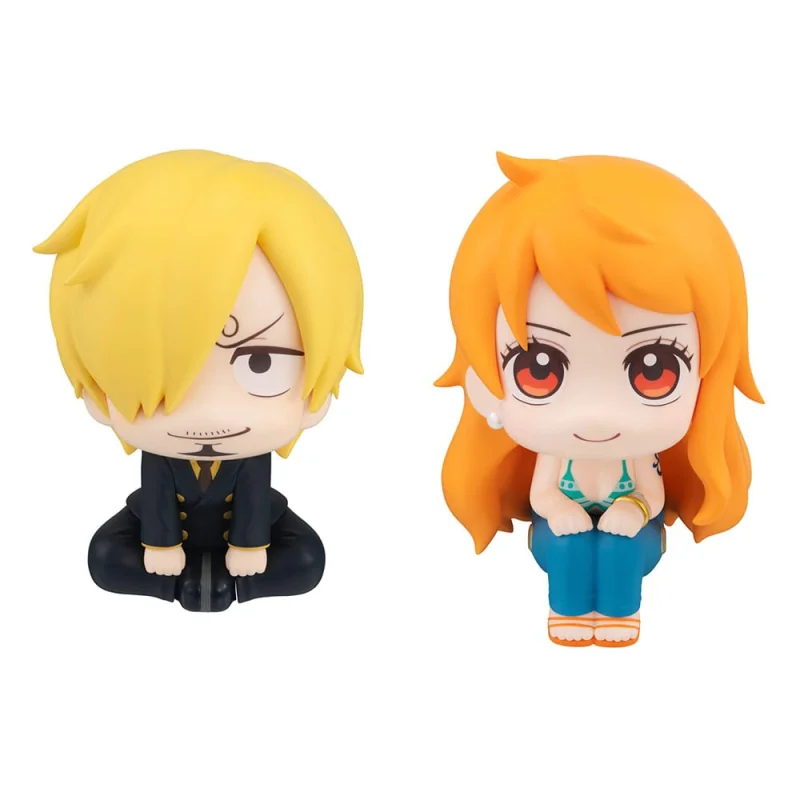 Figurine One Piece statuettes PVC Look Up Nami & Sanji 11 cm (with gift)