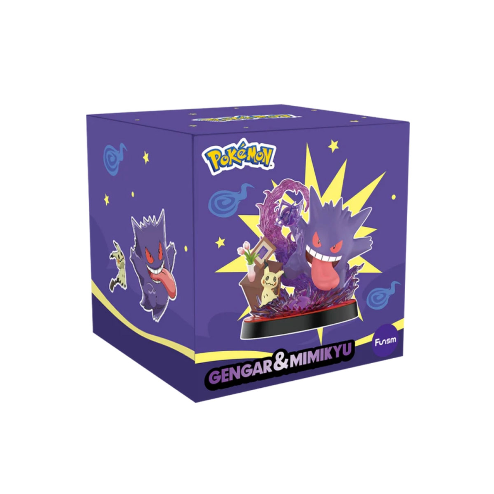 Figurine Pokemon Funism Prime Figure Diorama Ectoplama & Mimiki 20cm