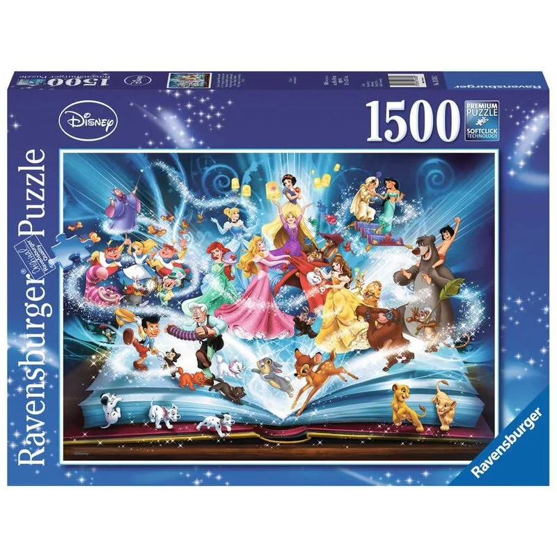 Puzzle Le livre magique des contes Disney