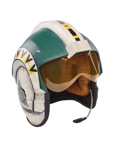 Réplique – Star Wars Wedge Antilles Battle Simulation Casco Escala 1:1 Black Series F27925e0
