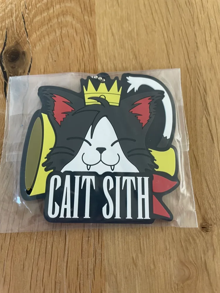 Porte-clés Caoutchouc Cait Sith 7 cm – Final Fantasy