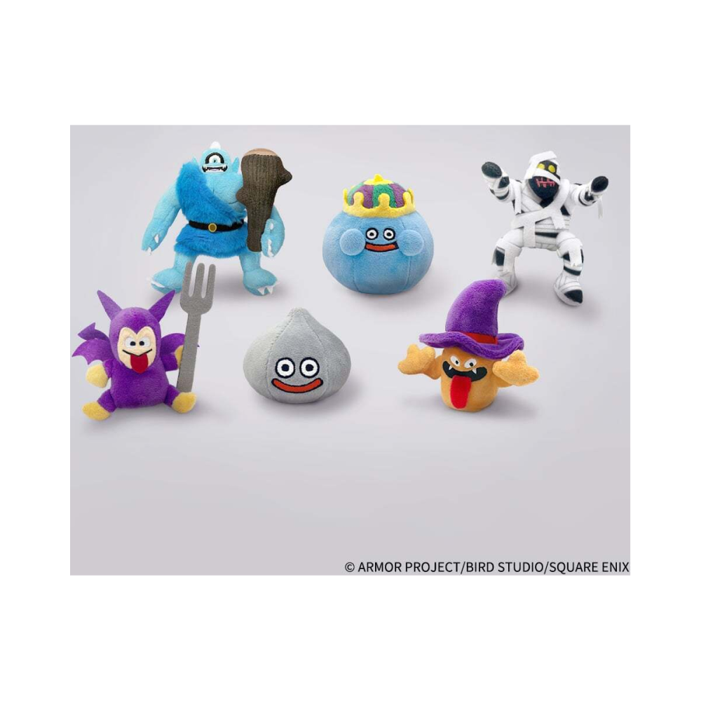 DRAGON QUEST - Mini Puppet Plush Collection (6pcs) - Vol. 1