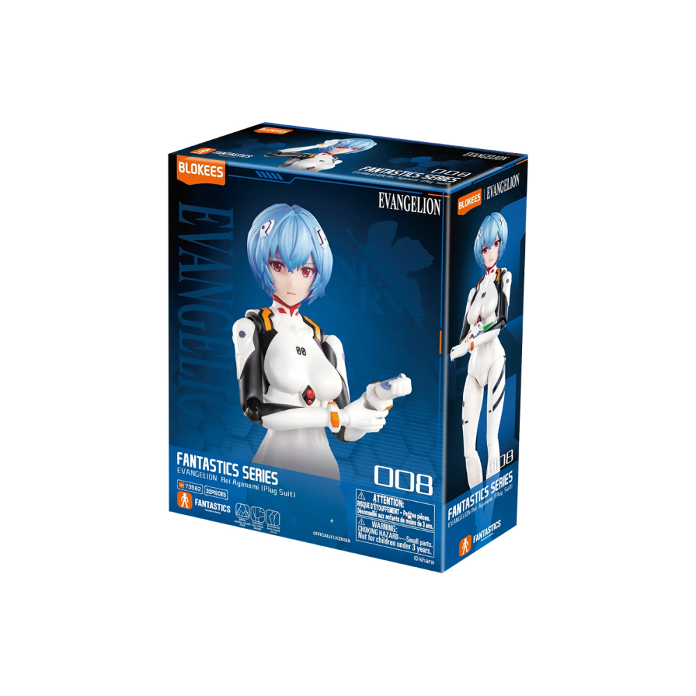 Evangelion Blokees Fantastics Series FF01 Ayanami Rei Plug Suit 15cm