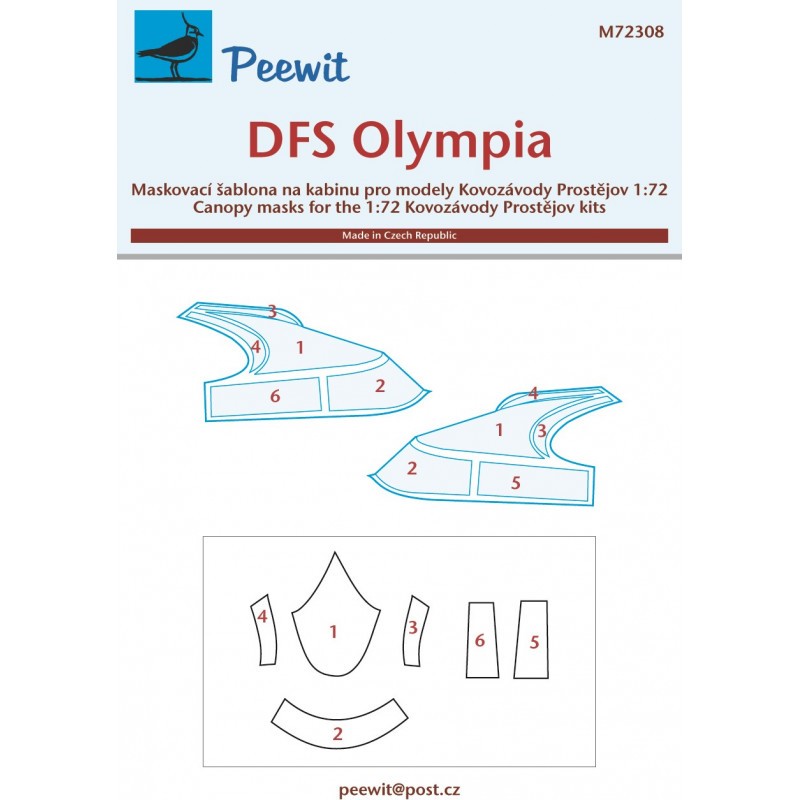 Accessoire DFS Olympia (designed to be used with Kovozavody Prostejov kits)