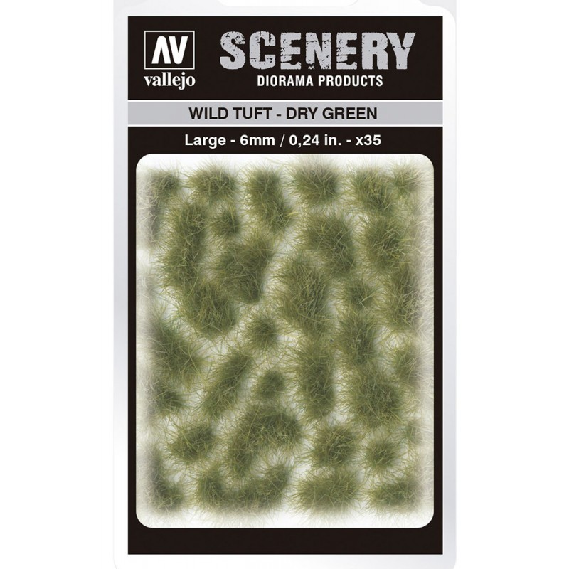 Diorama Tuft wild sc415 dry green large