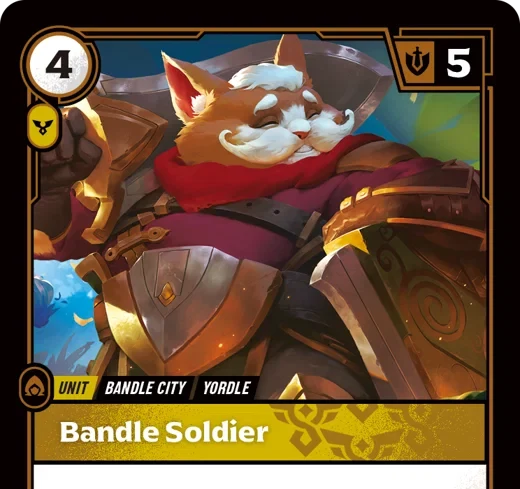 Riftbound - Carte Soldat de Bandle Déchaînement FR