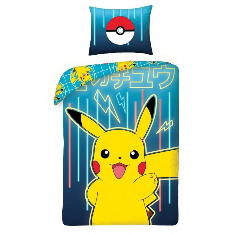 Pokémon parure de lit Pikachu 140 x 200 cm / 70 x 90 cm