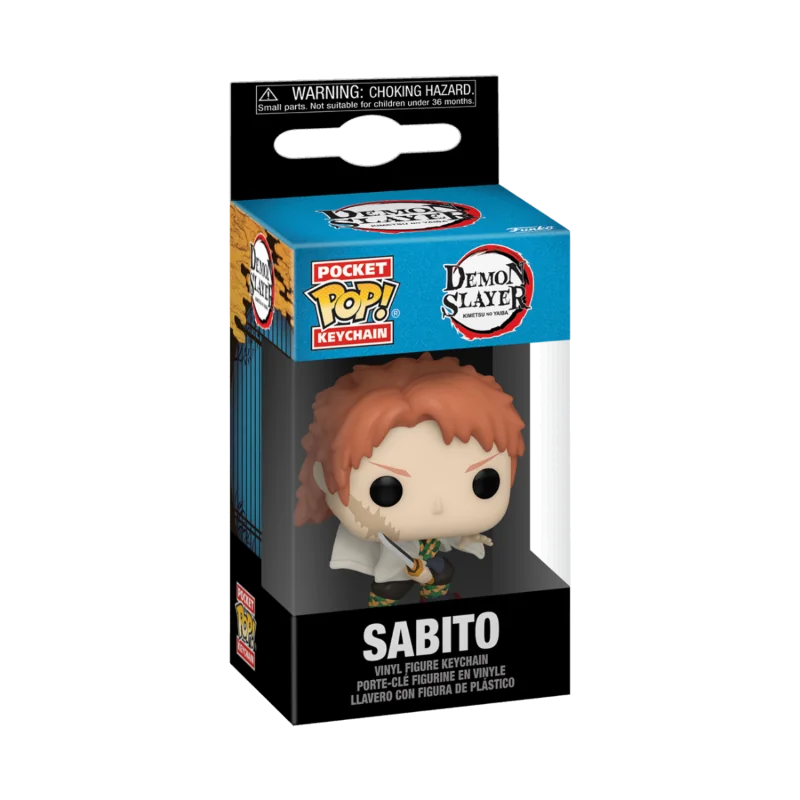 Porte-clé Demon Slayer Pocket Pop Sabito Curry No Mask