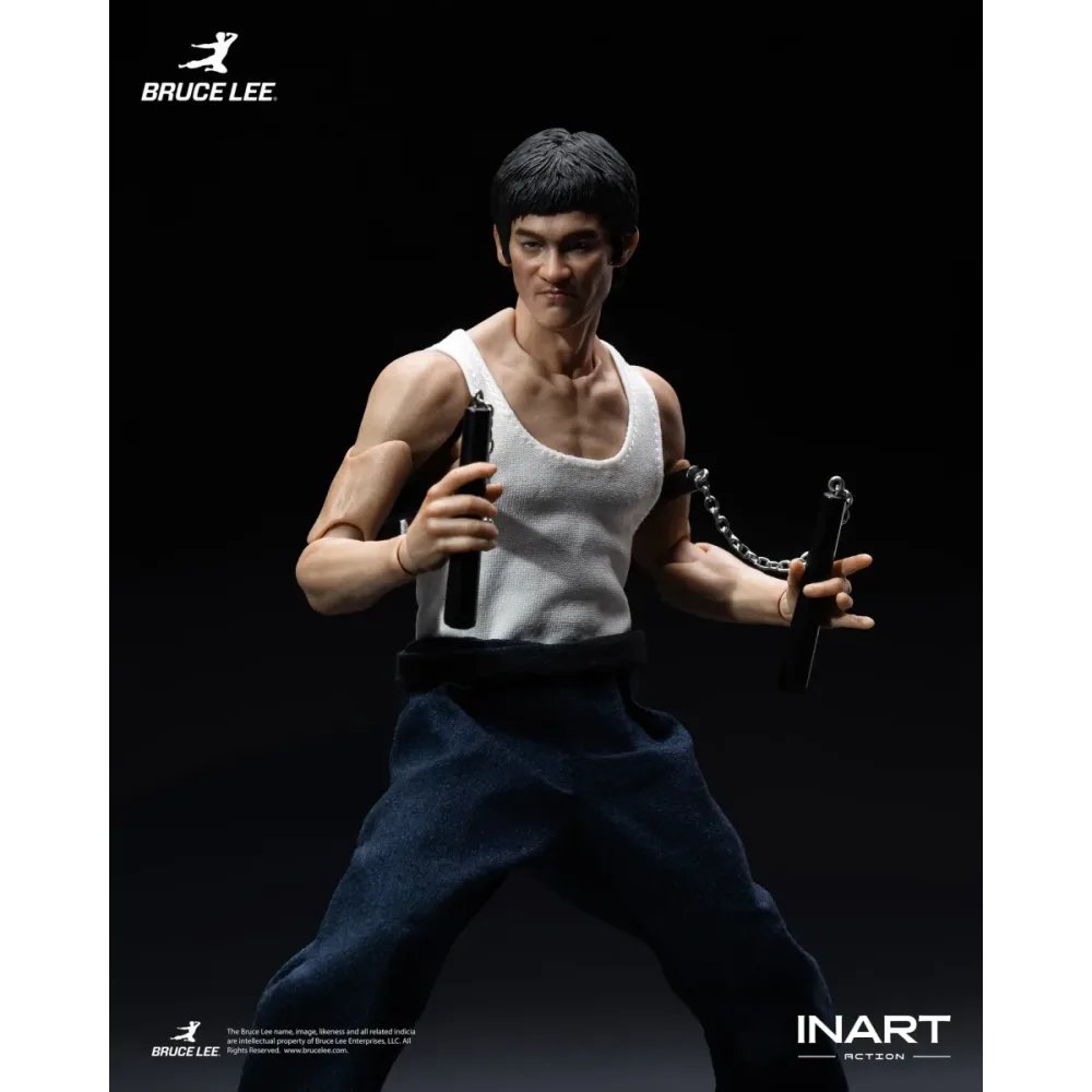 Figurine Bruce Lee kung Fu Outfit - 1/12 Collectible Inart